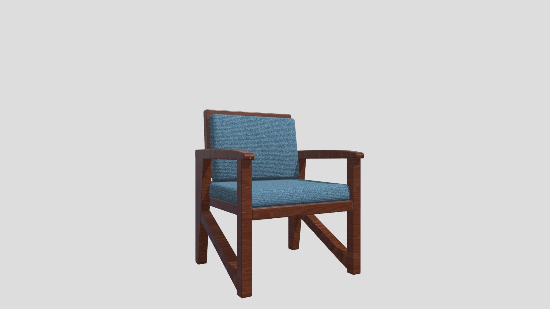 Wooden Chair With Cushion
