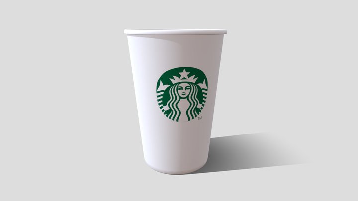 Starbucks Disposable Cup 3D Model