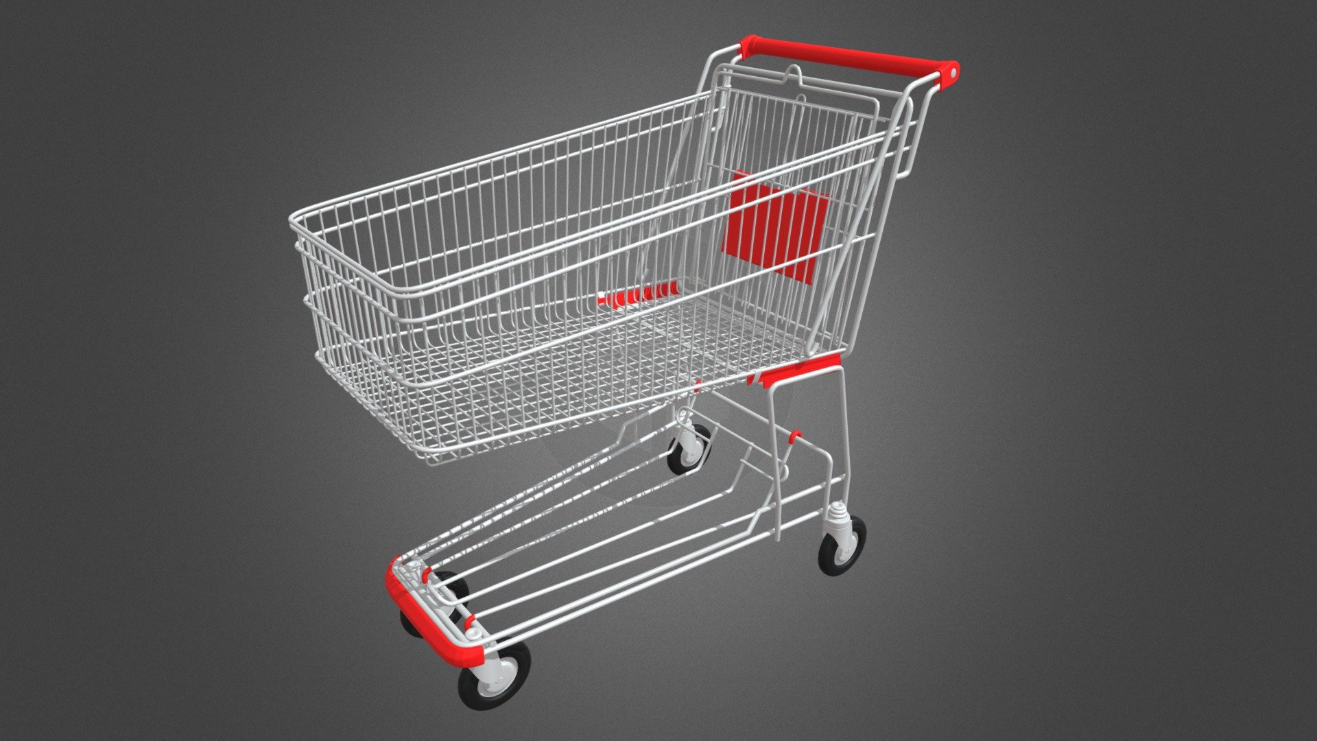 Shopping cart - 3D model by nuralam018 [b1b99bc] - Sketchfab