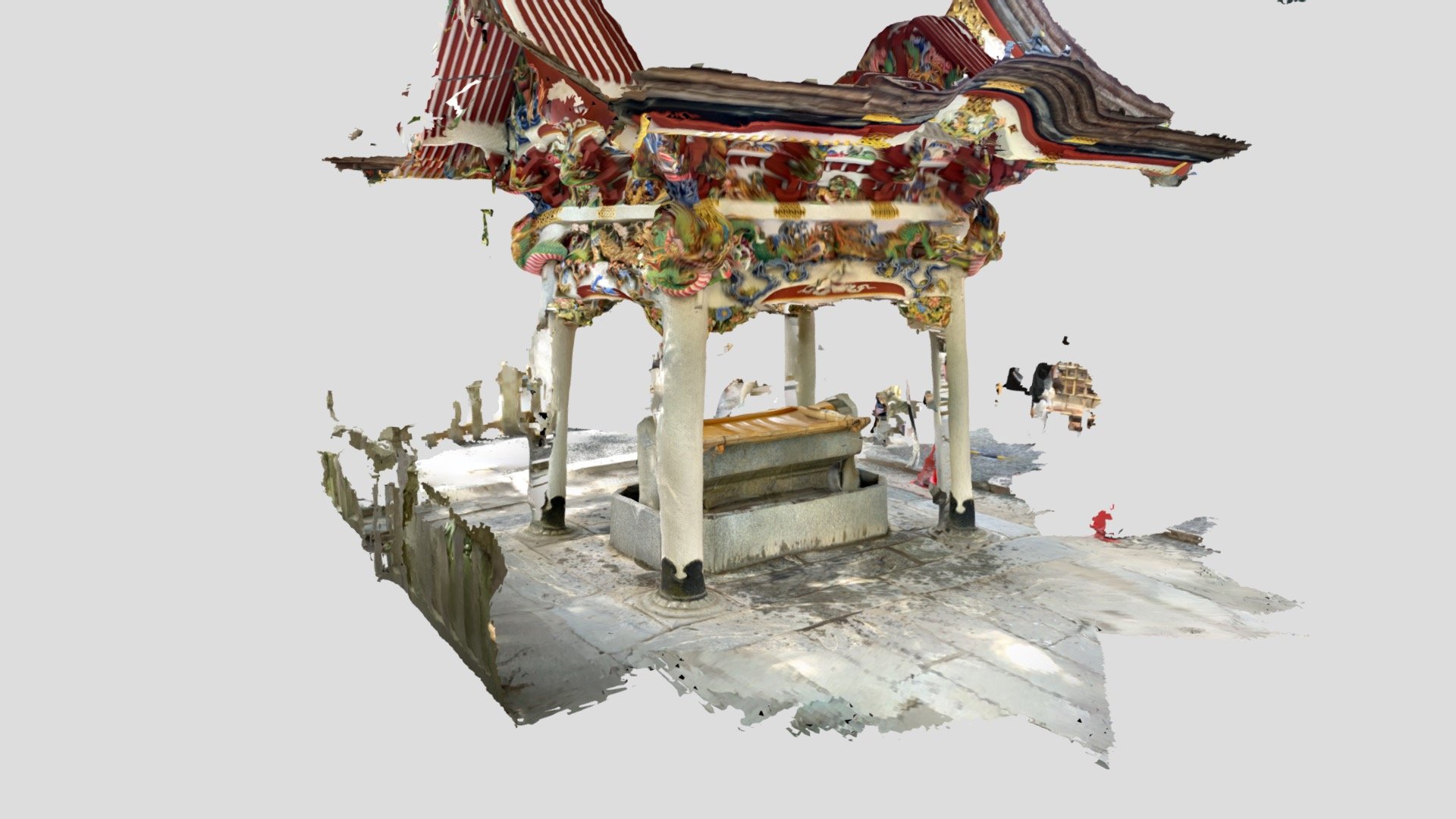 Mitsumine shrine scan by ipad