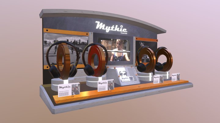 Mythic_headphone_display 3D Model