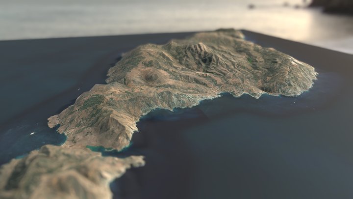 Catalina Island, California, Pacific Ocean – Modello 3D gratuito STL