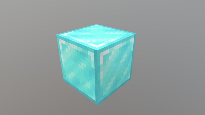 Diamond Block 3D Model