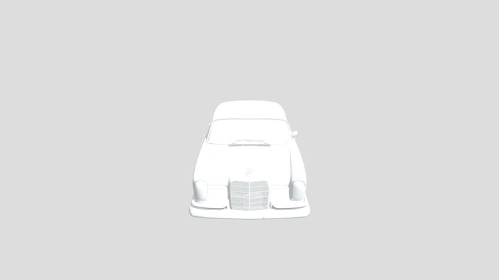 Mercedes-Benz W111 3D Model