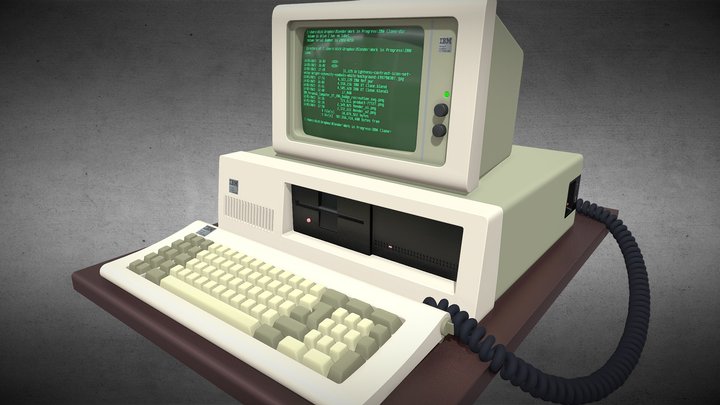 IBM XT Clone 3D Model