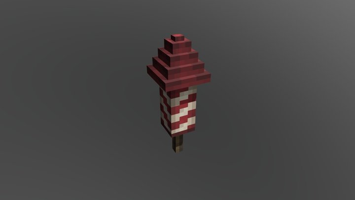 Firework Rocket 3D Model