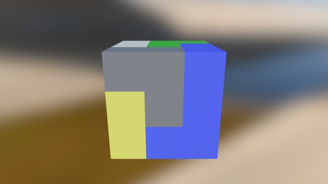 puzzle cube assembly 3D Model