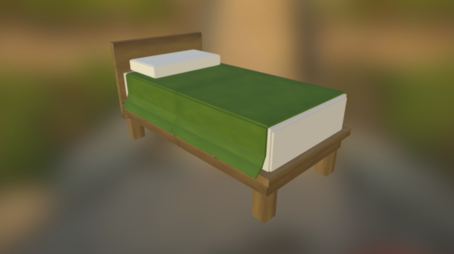 bed - 3D model by o128 [b1bbe5b] - Sketchfab