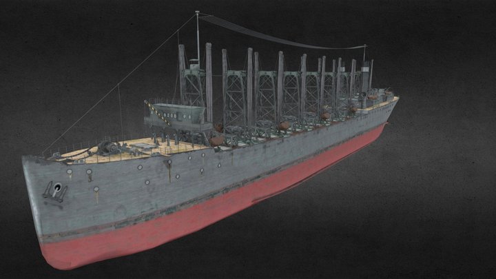 USS Jupiter 3D Model