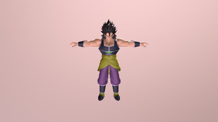 Saiyan Mystérieux 3D Model