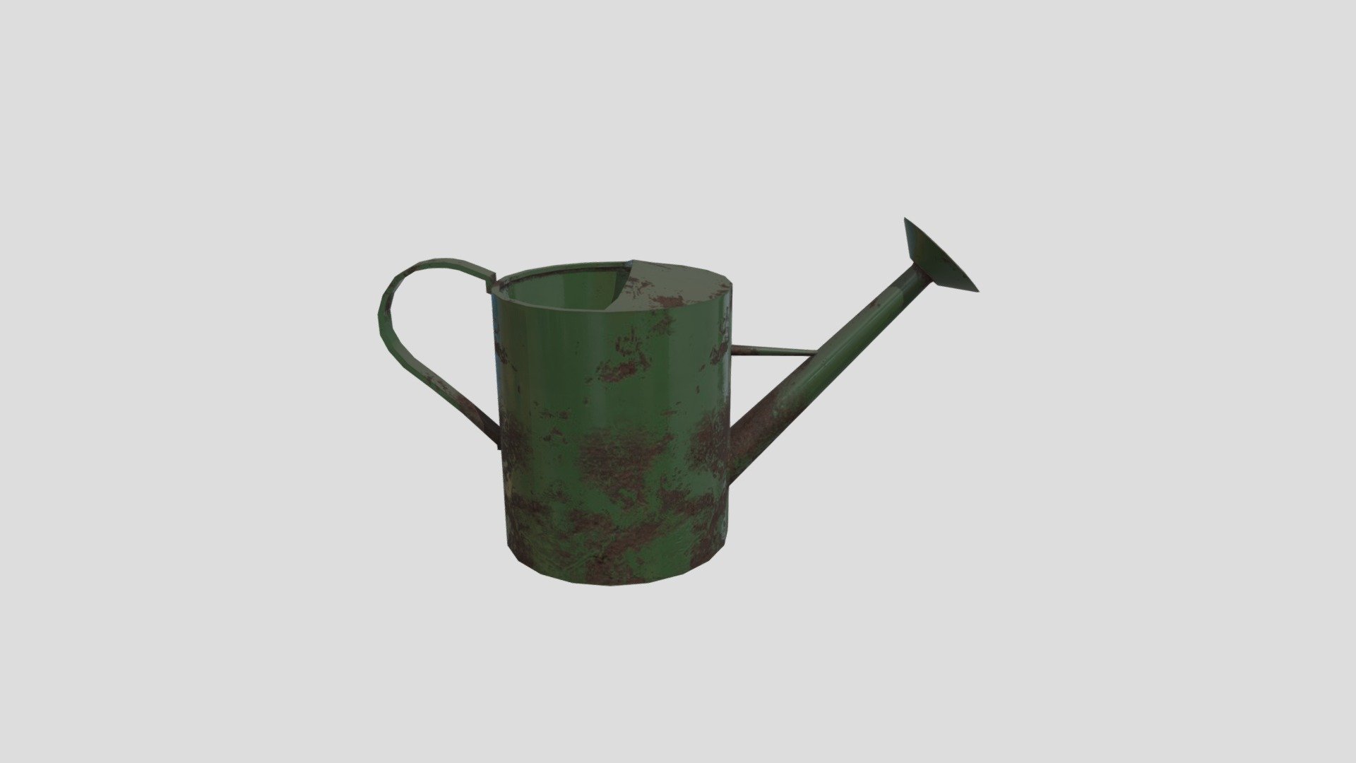 Watering Pail (low poly)