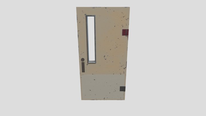 PBR Door – Free 3D Model STL