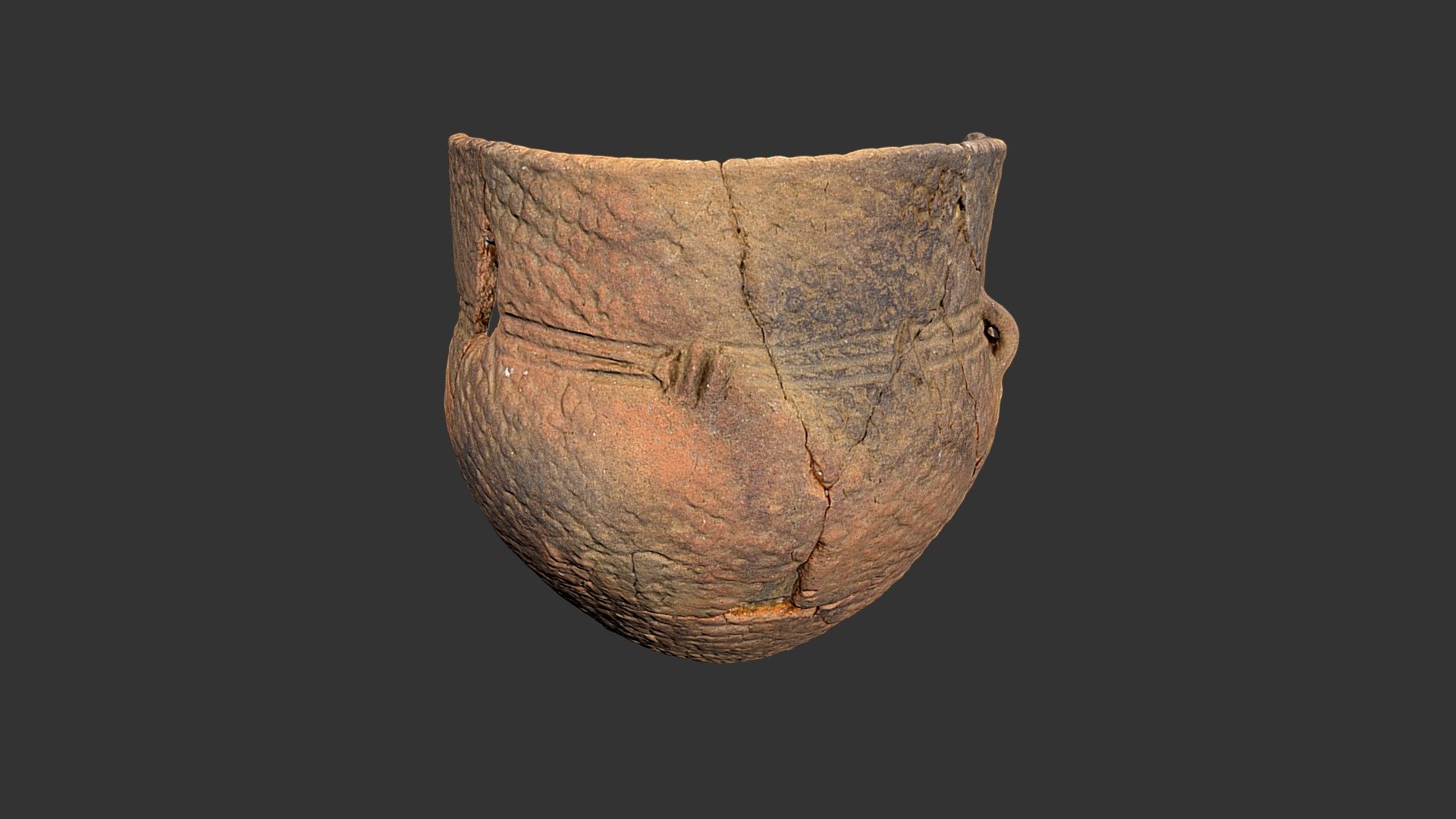 Dan River Net Impressed Jar (2361p323)