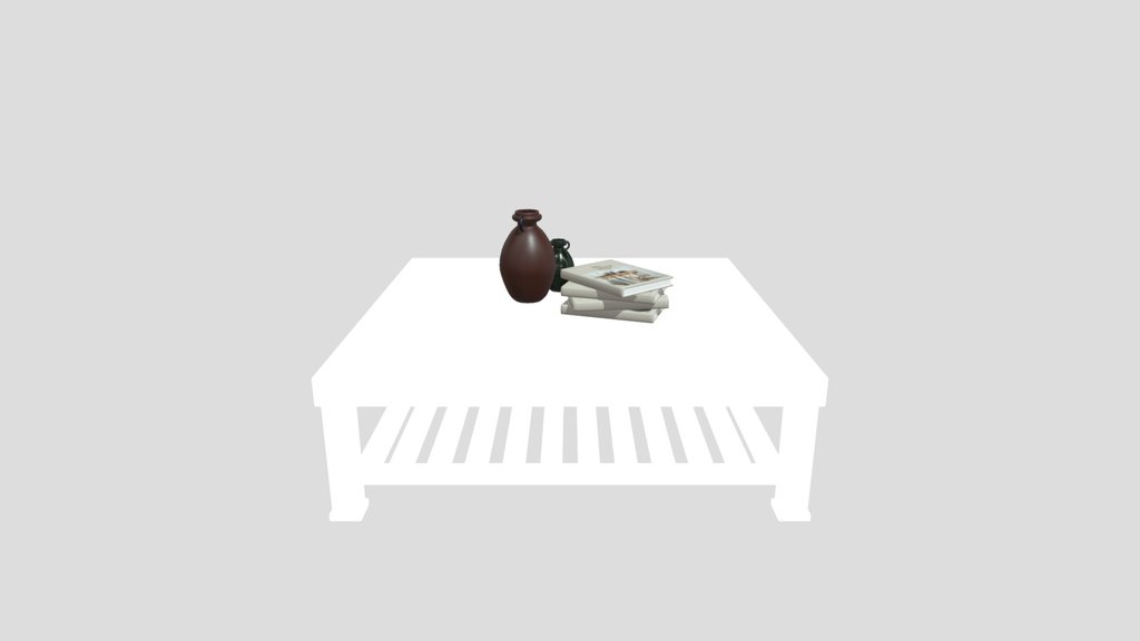 Stylish Staged Wooden Outdoor Table With Moder