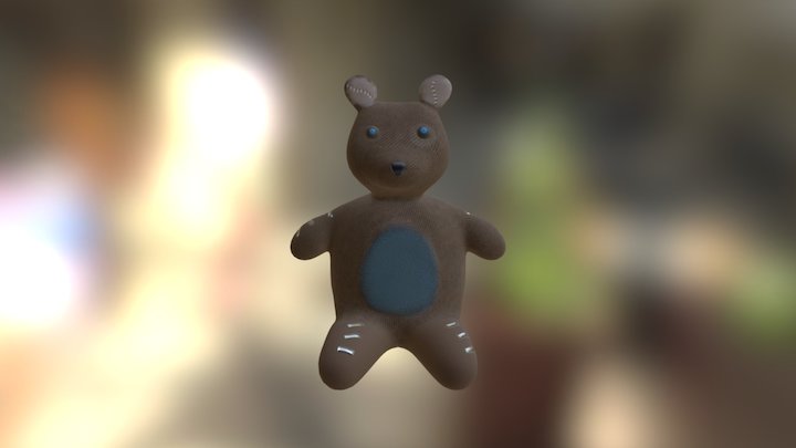 Teddy Bear 4 3D Model