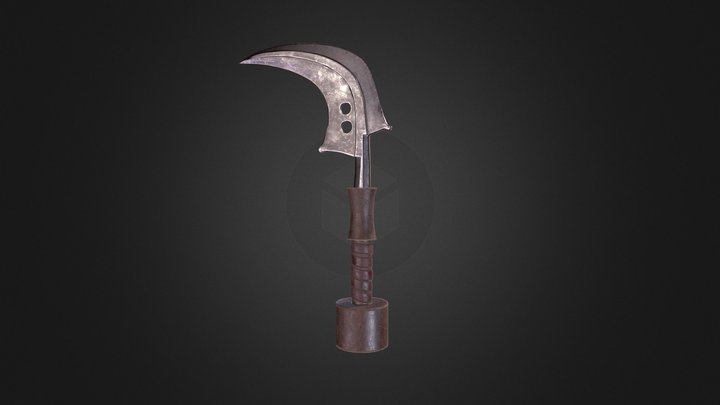 Ceremonial Sickle Knife 3D Model