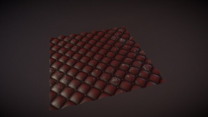 Pinned Leather 3D Model