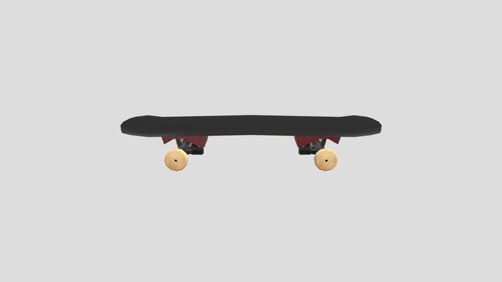 Skateboard – Kostenloses 3D-Modell STL
