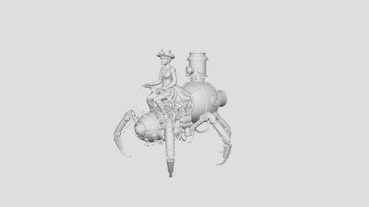 Brass Spider Rider