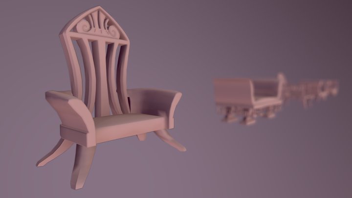 Classicism Chairs 3D Model