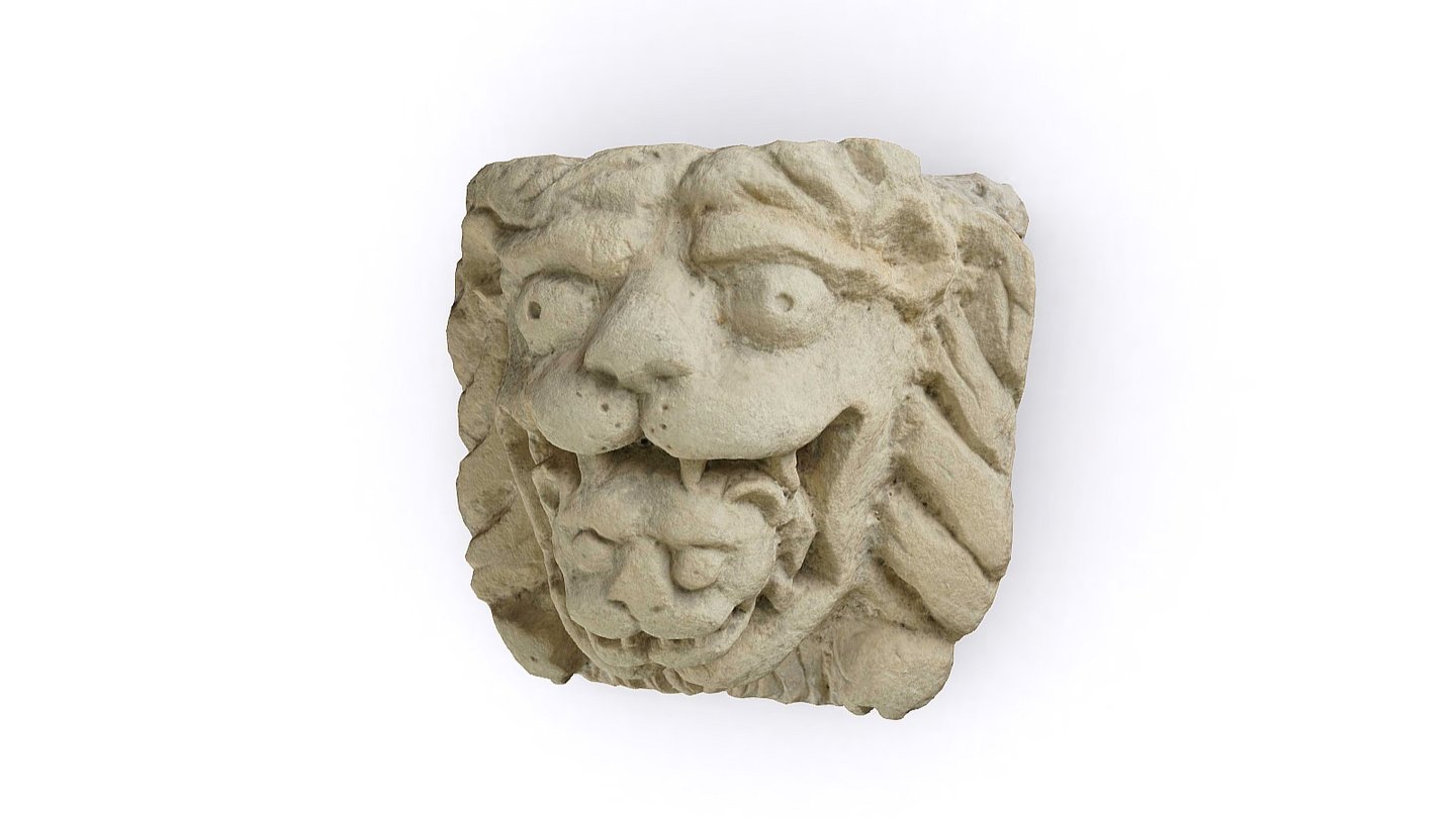 Lewes / Modillon lion - 3D model by Clunypedia [b1c378b] - Sketchfab