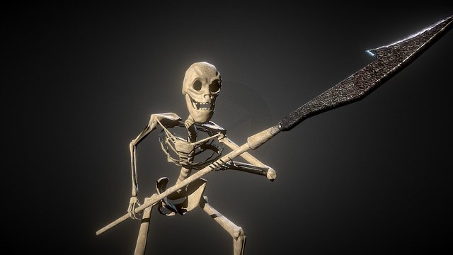 Bone Man Sketch Fab 3D Model