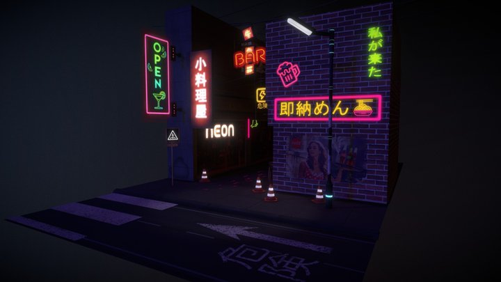 BT-01 Night Service Bar 3D Model
