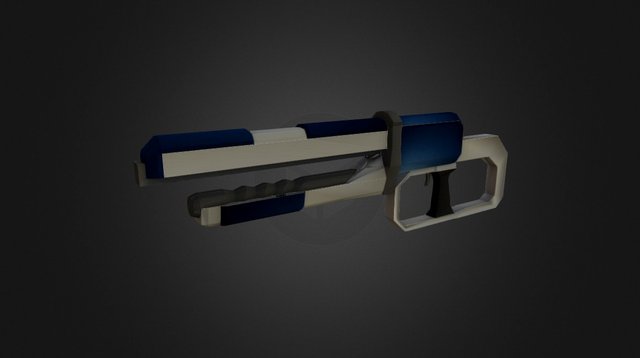 University - Godlike Arena - Laser Gun 3D Model