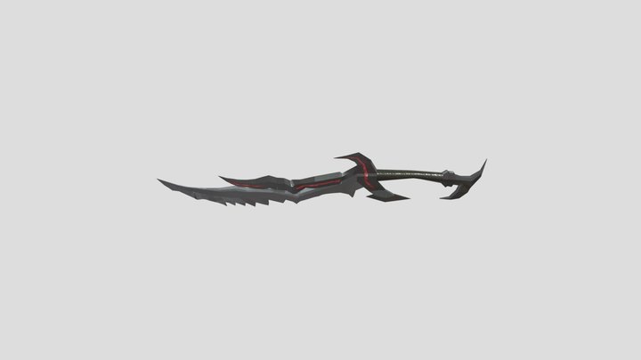 Daedrick sword 3D Model