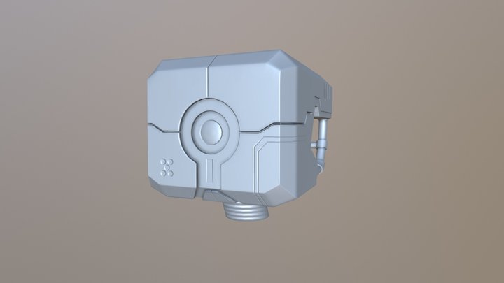 Robo Head 3D Model