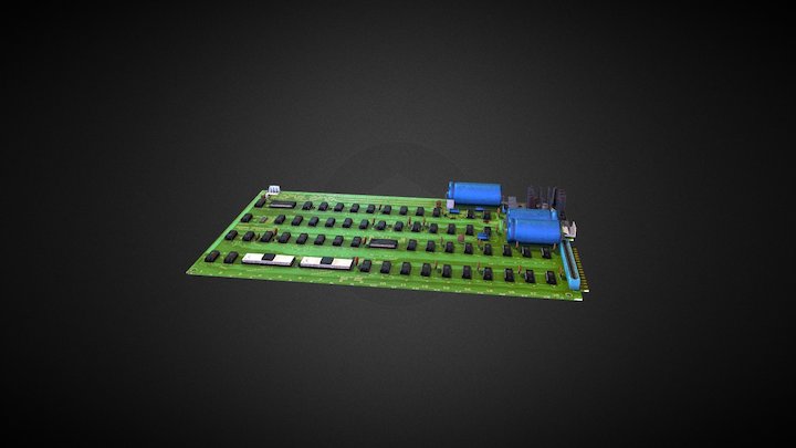 Apple 1 Low Poly Props 3D Model