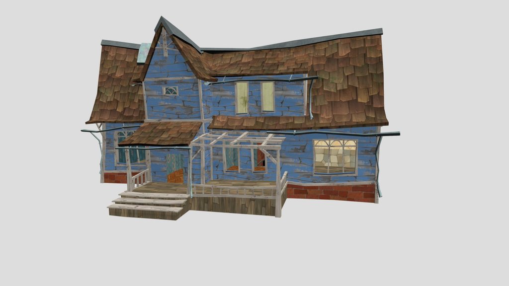 HN Showcase - Neighbor's House RECREATION