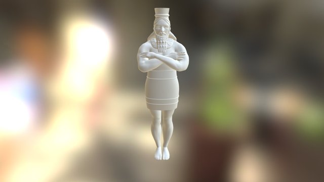Modelo Estatua  Sonho Nabucodonosor 3D Model