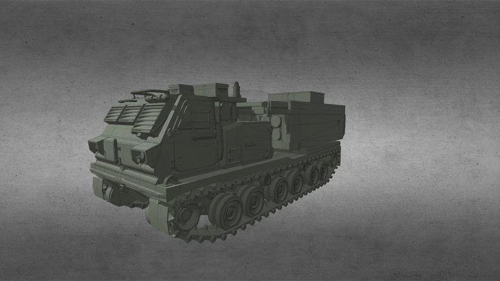 M270 MLRS 3D model 3D Model