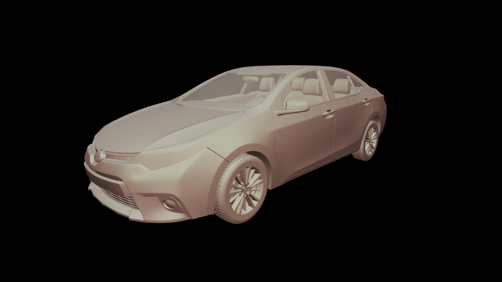 Toyota Corolla LE 2014 USA | Z3D+ MODEL - 3D model by zatar3d ...