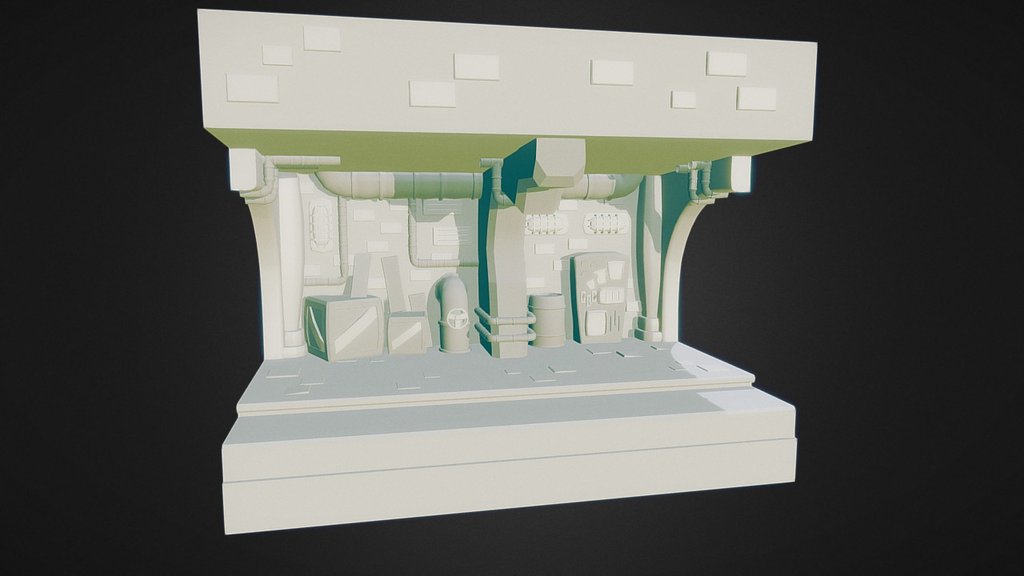 Sewer Corridor 3 - 3D model by angelina.halim [b1c7861] - Sketchfab