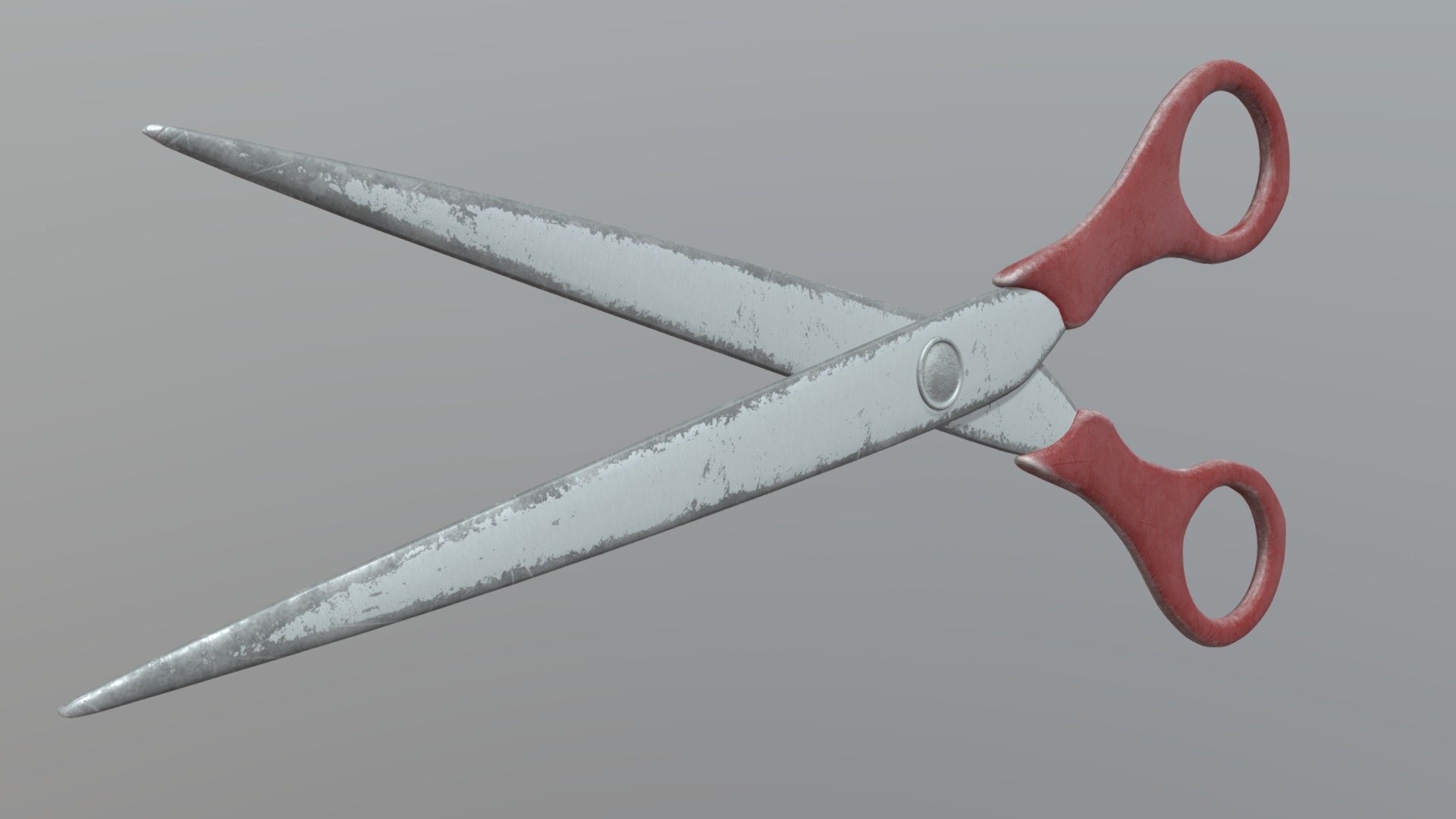Red Worn-Out Scissors - Download Free 3D model by luke195905 (@luke ...