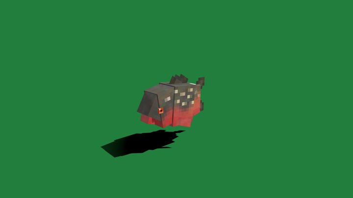 Red bellied piranha 3D Model