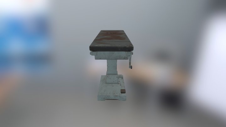 Operating Table 3D Model