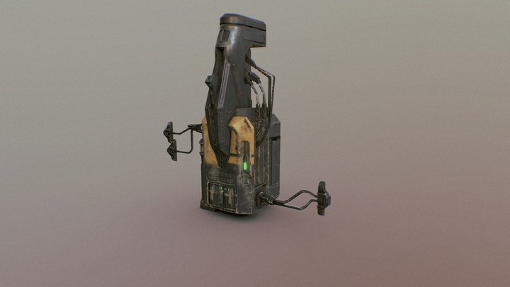 Half-life 2 - Citizen snack machine 3D Model