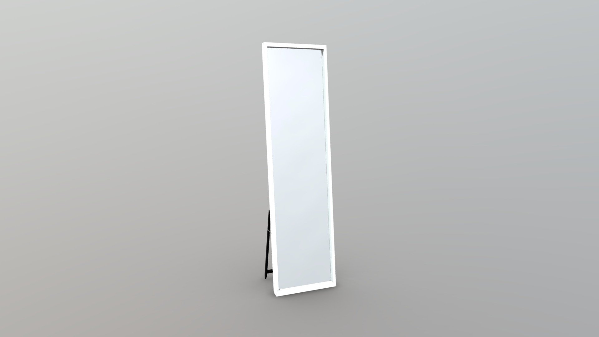 Standing mirror full-length mirror - Buy Royalty Free 3D model by ...