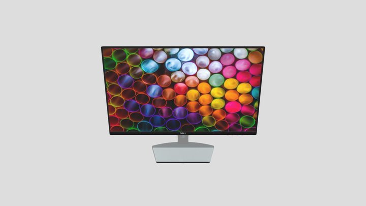 Dell S2421H Monitor 3D Model