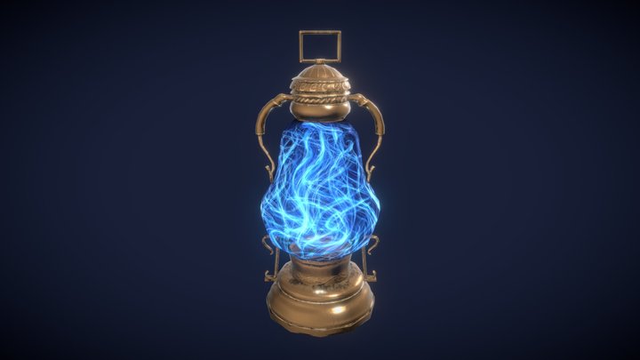 Magic Lamp 3D Model