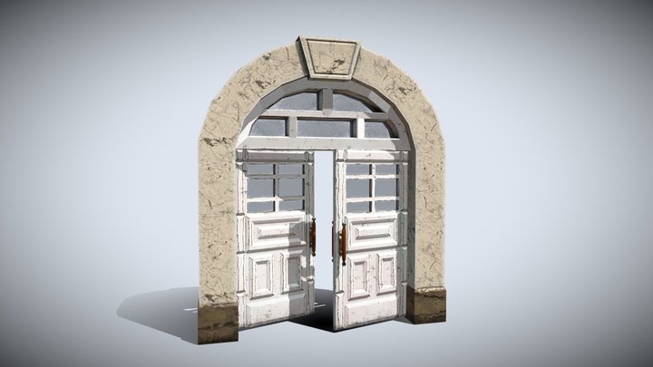 Door2 Train Station Pack 3D Model