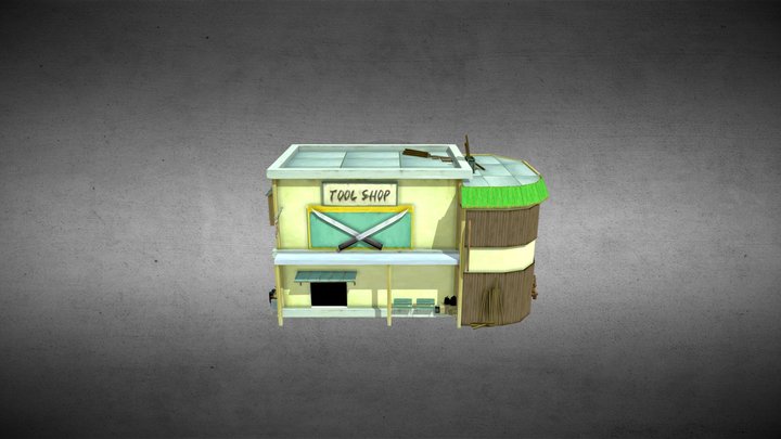Konoha Tool Shop 3D Model