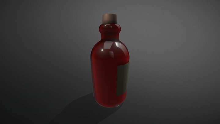 Blood Vial (Bloodborne) 3D Model