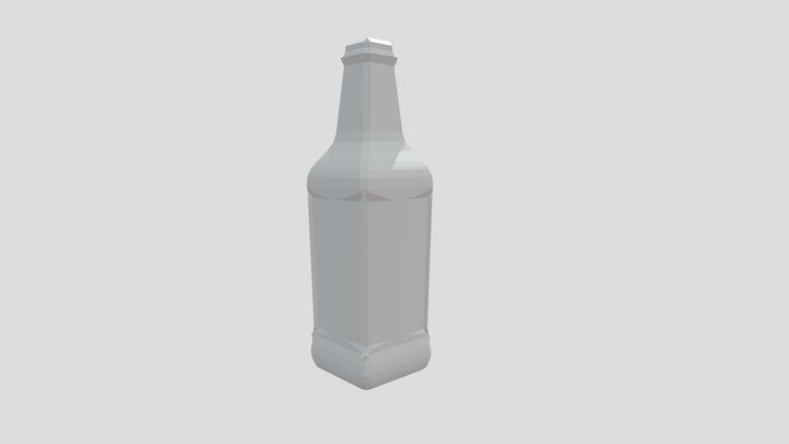low poly Bottle (FREE)