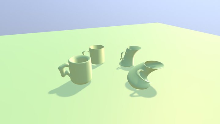 Cups 3D Model
