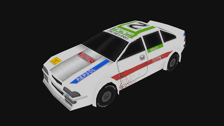 retro_car 3D Model
