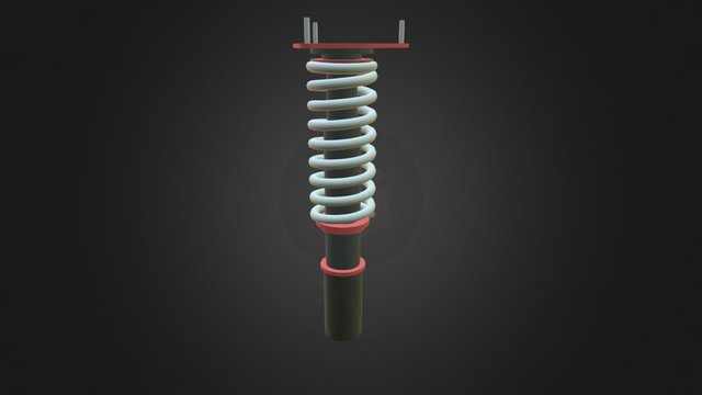 Coilover model 3D Model